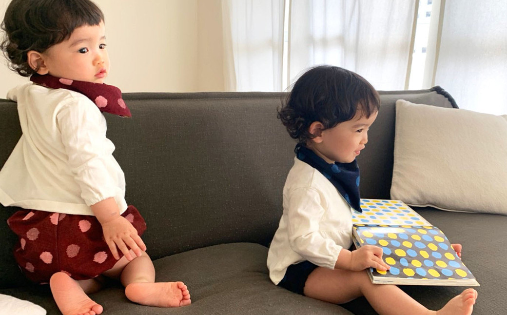 久留米絣の赤ちゃん用 【ちょうちんブルマ】 