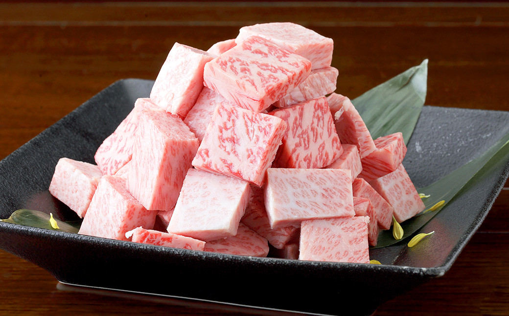 くまもと黒毛和牛 サイコロステーキ 600g