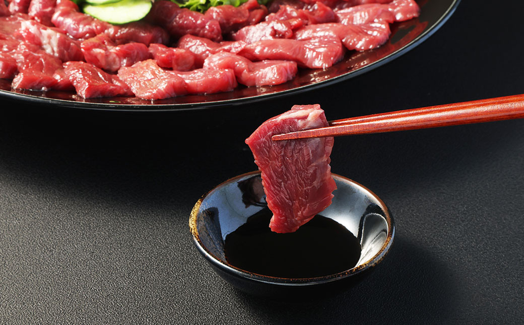 【フジチク ふじ馬刺し】馬刺し 上赤身 計約600g