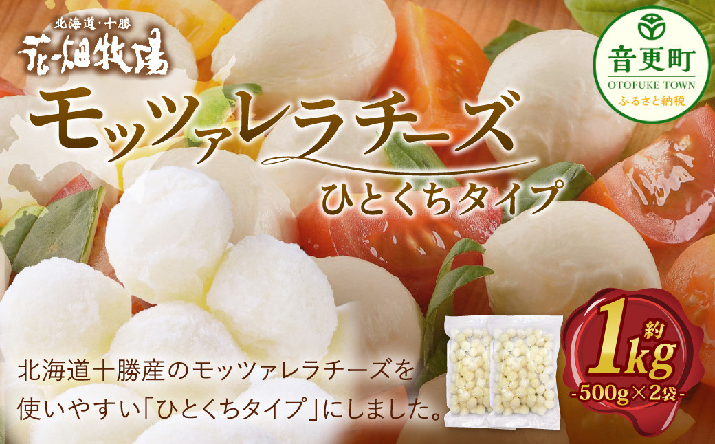 モッツァレラチーズひとくちタイプ 約1kg【A107】