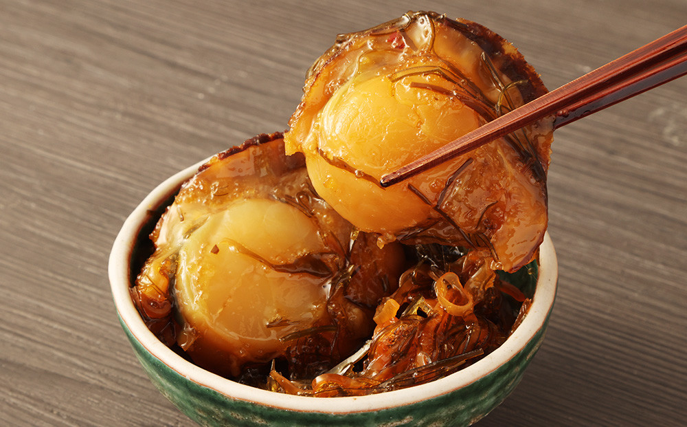 【4回定期便】 帆立 松前漬 640g (160g×4) 合計2.56kg