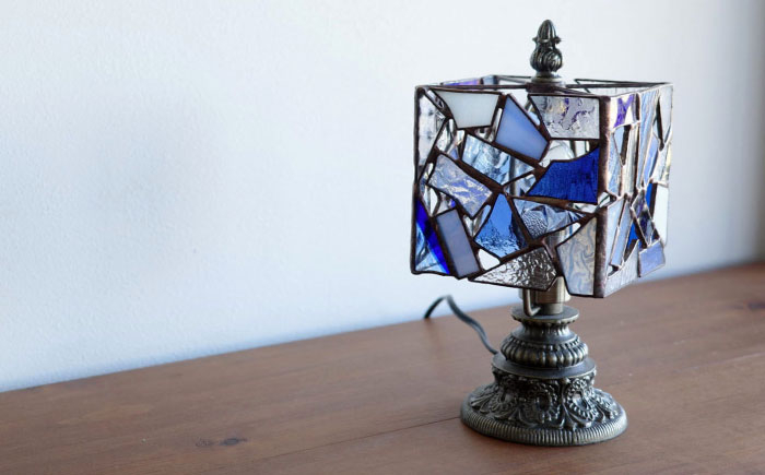 ステンドグラス 照明 間接照明 インテリア 家具 ランプ おしゃれ デスクライト 卓上ライト お洒落 テーブルランプ 置き型