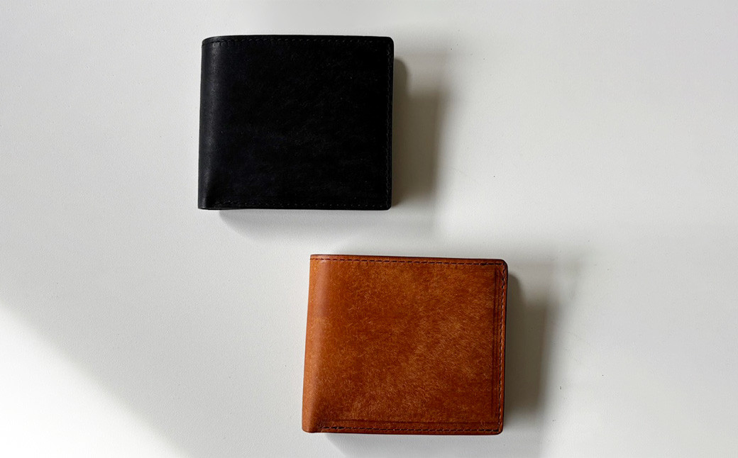【選べるカラー】Box Short WALLET 二つ折り財布