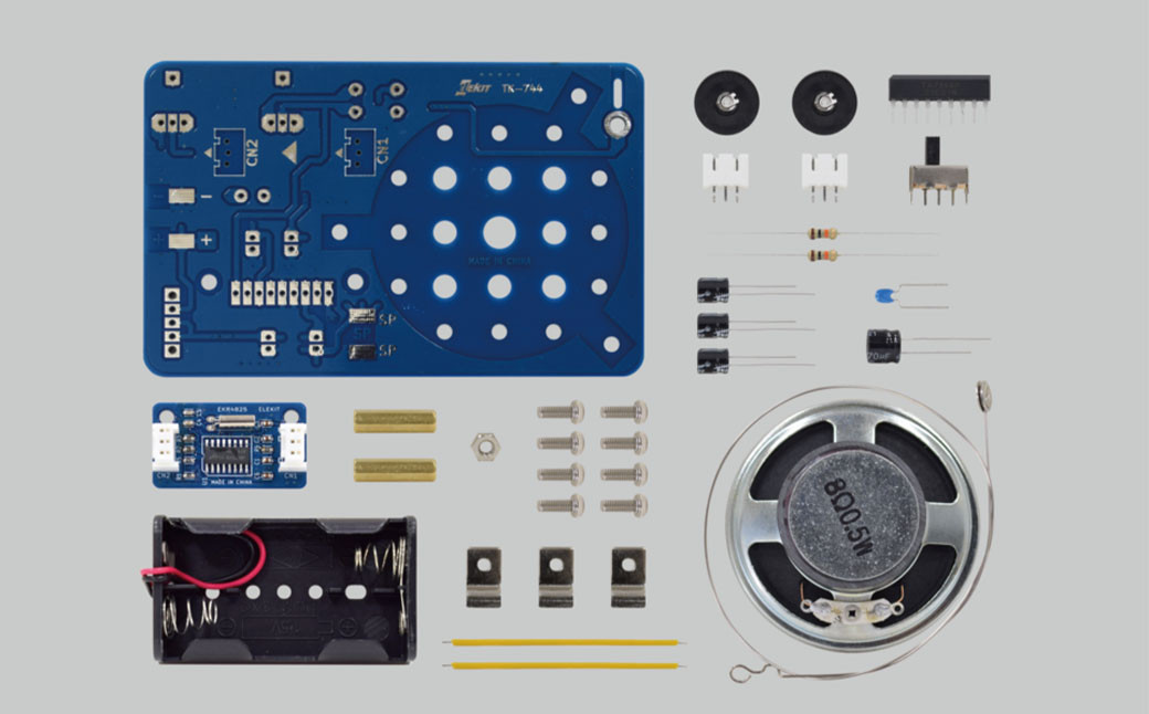 はんだづけラジオ工作キット+はんだごてセット