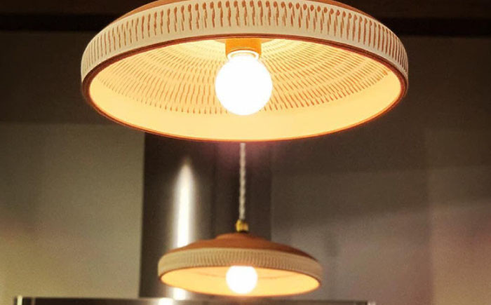 小鹿田焼 おんたやき ランプシェード 照明器具 インテリア