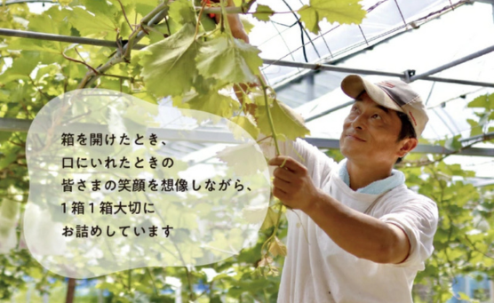 箱を開けたとき、口にいれたときの皆さまの笑顔を想像しながら、１箱１箱大切にお詰めしています。