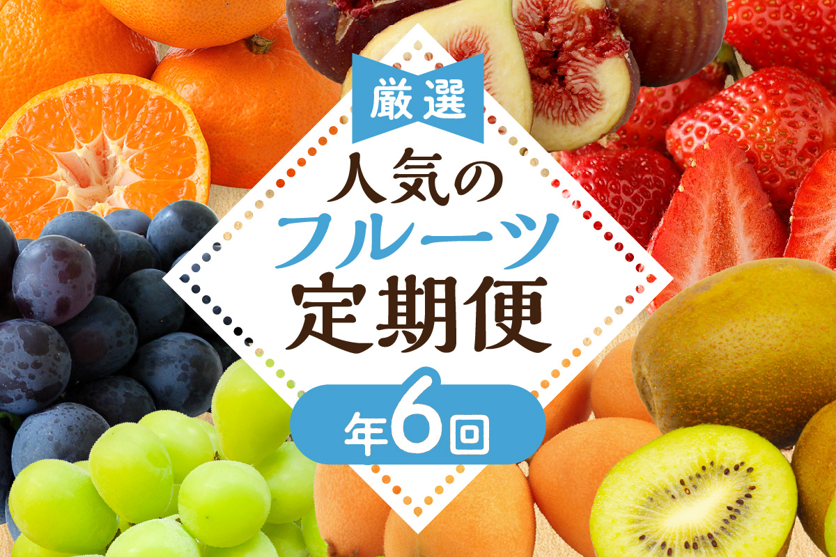 【定期便/年6回】むなかた旬のフルーツ6回定期便