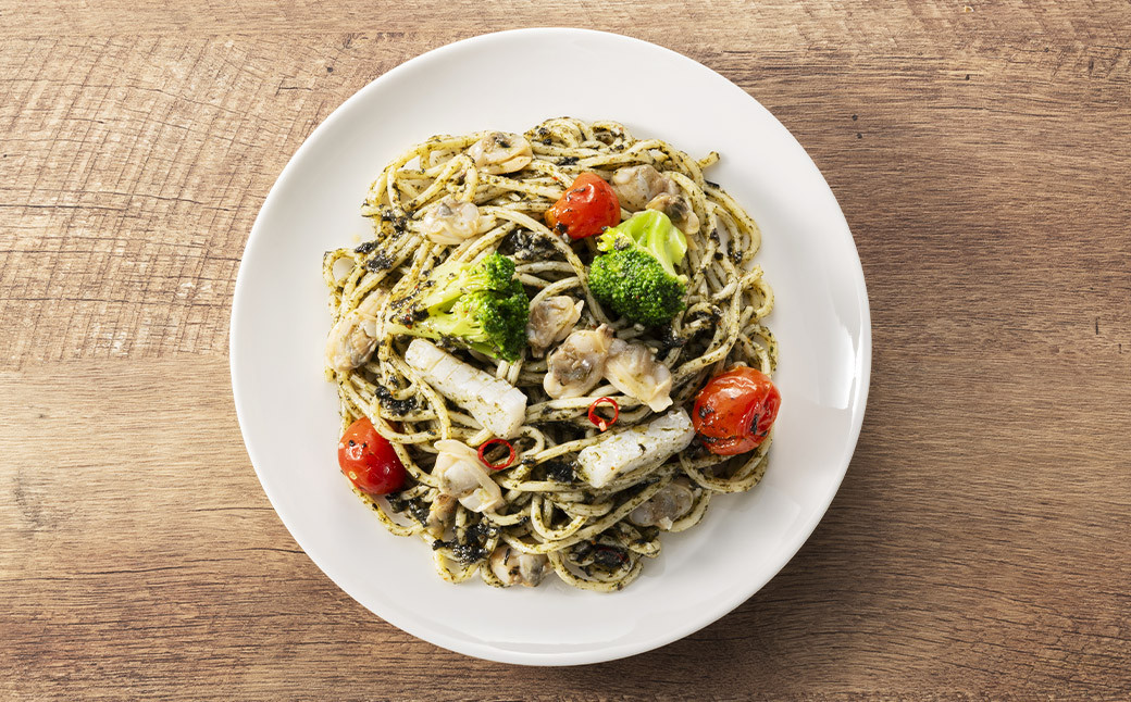 【6ヶ月定期便】海鮮と有明海苔のペペロンチーノ【280g×6食入】