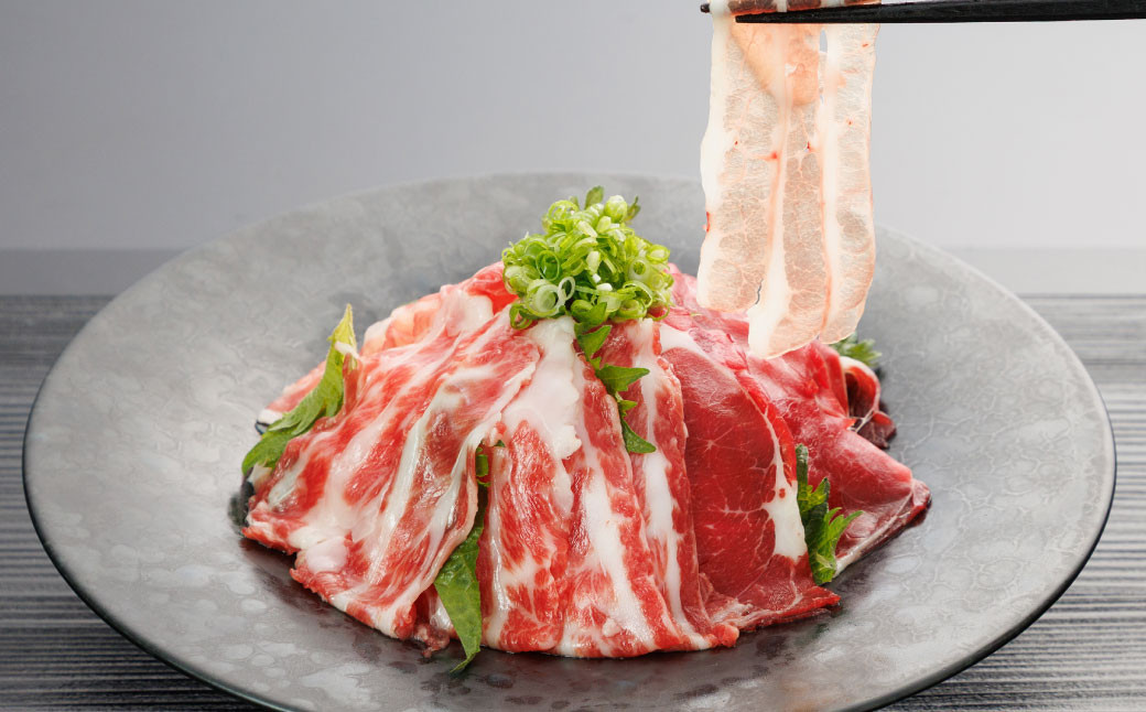 【桜屋】新感覚！極薄スライス「花びら馬刺し」3種盛り 300g