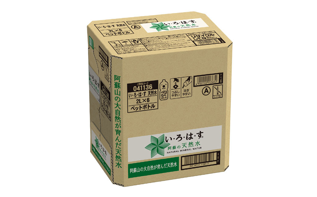球磨焼酎と阿蘇の天然水の水割りセット！白岳しろ720ml×3本＋い・ろ・は・す阿蘇の天然水2L×6本 