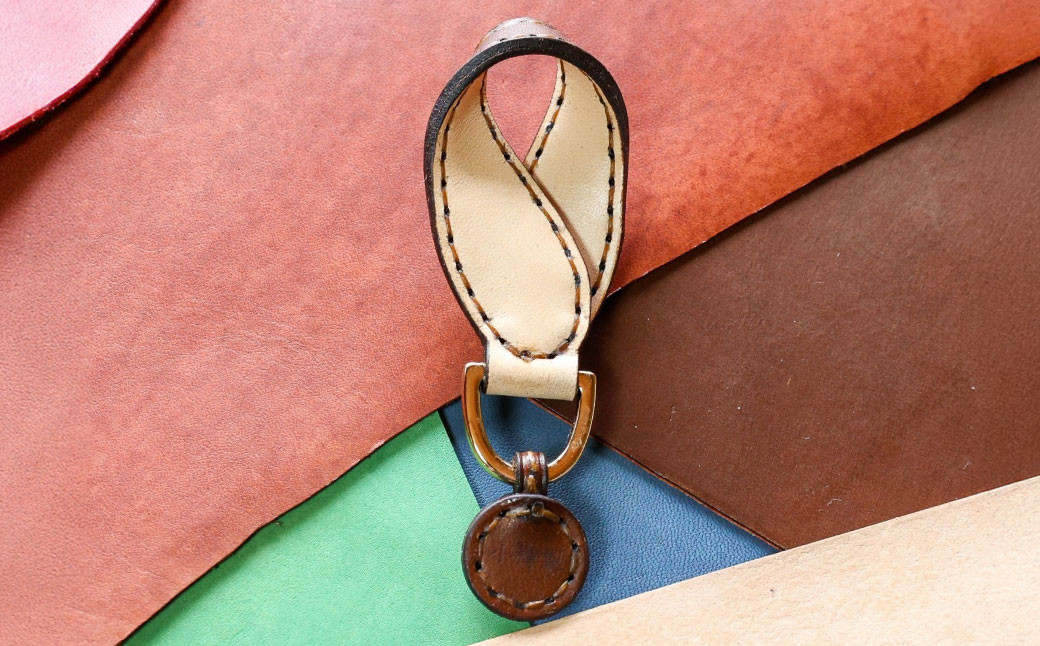 【neoclassic】牛本革 キーホルダー（Dark Brown）