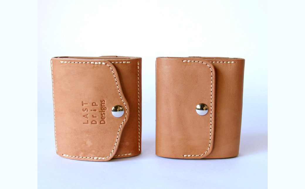 外小銭入れつき・3つ折り財布