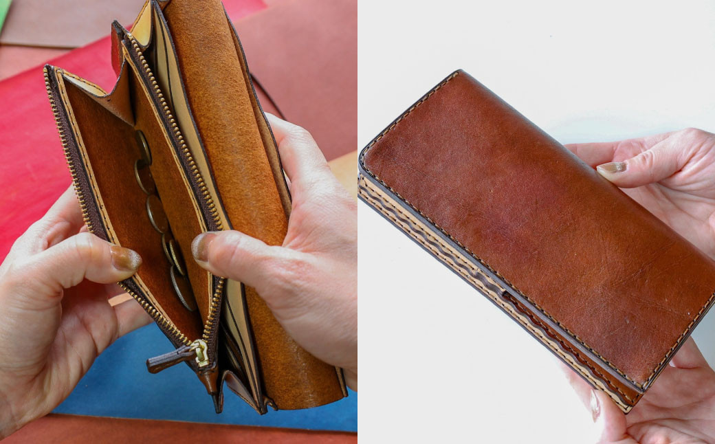 【neoclassic】 牛本革 ロングウォレット（Dark Brown）