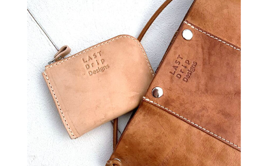 お札を折らないL字財布 (コンパクト)