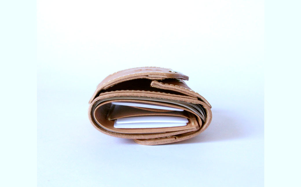 外小銭入れつき・3つ折り財布