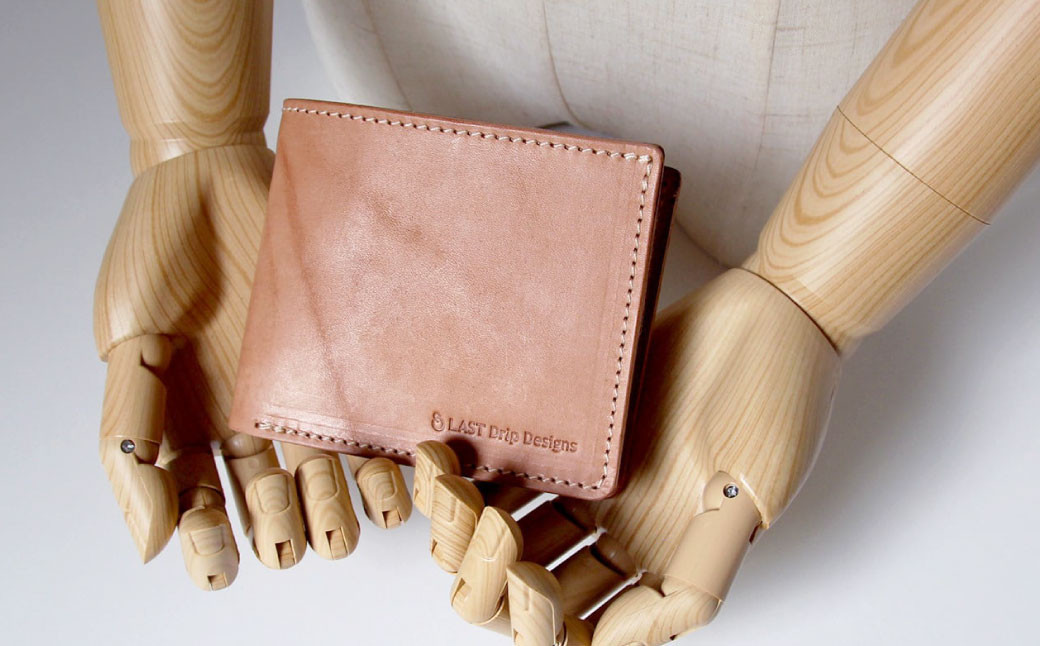 二つ折り財布 (小銭入れつき)