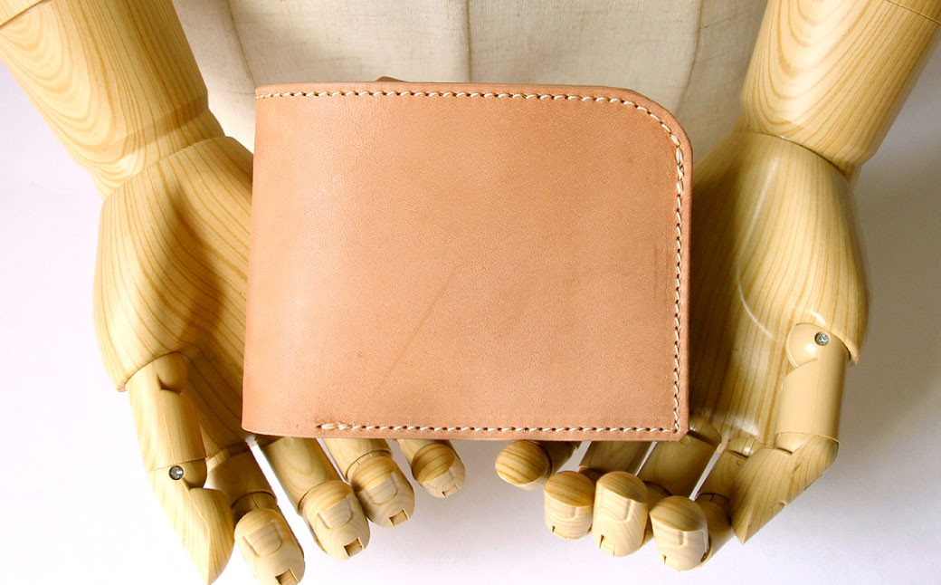 L字 ファスナー 小銭入れつき・2つ折り財布