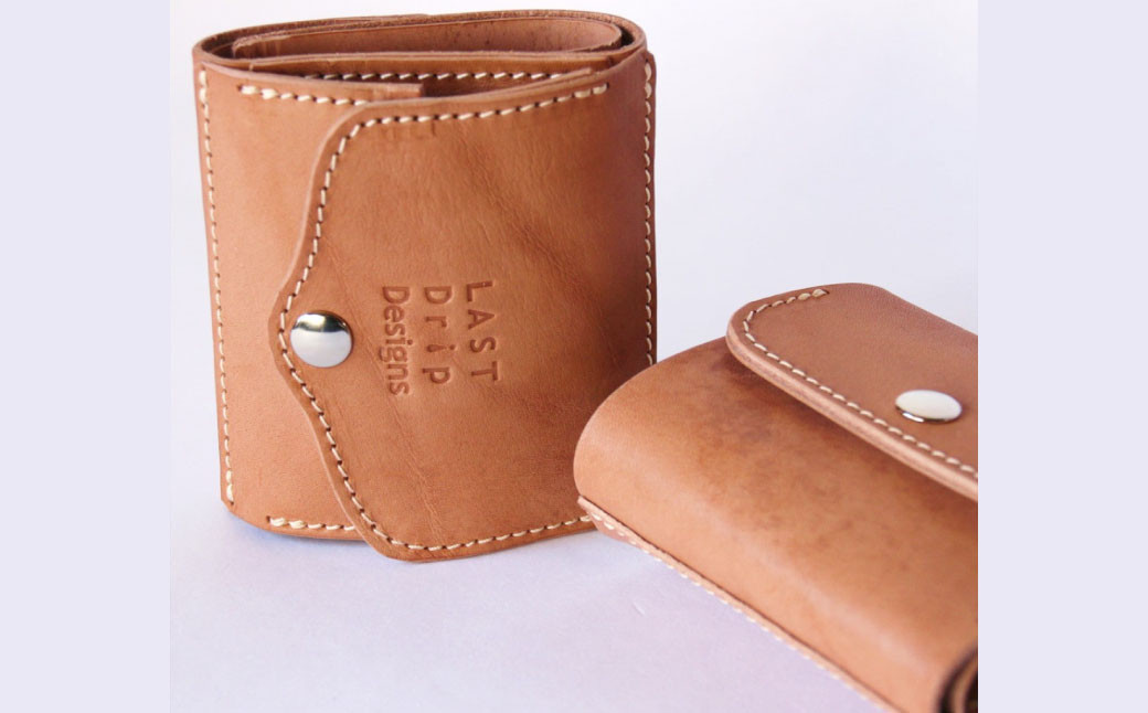 外小銭入れつき・3つ折り財布