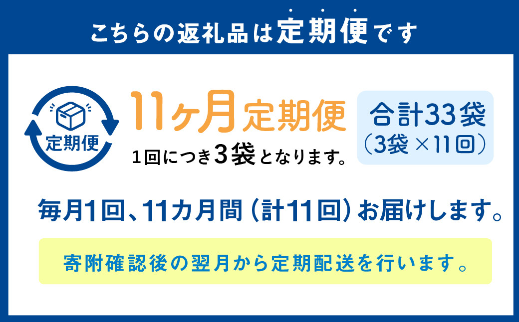 【1ヶ月毎11回定期便】 ザクザクおこめクッキー 計33個 (3個×11回) お菓子 おやつ クッキー