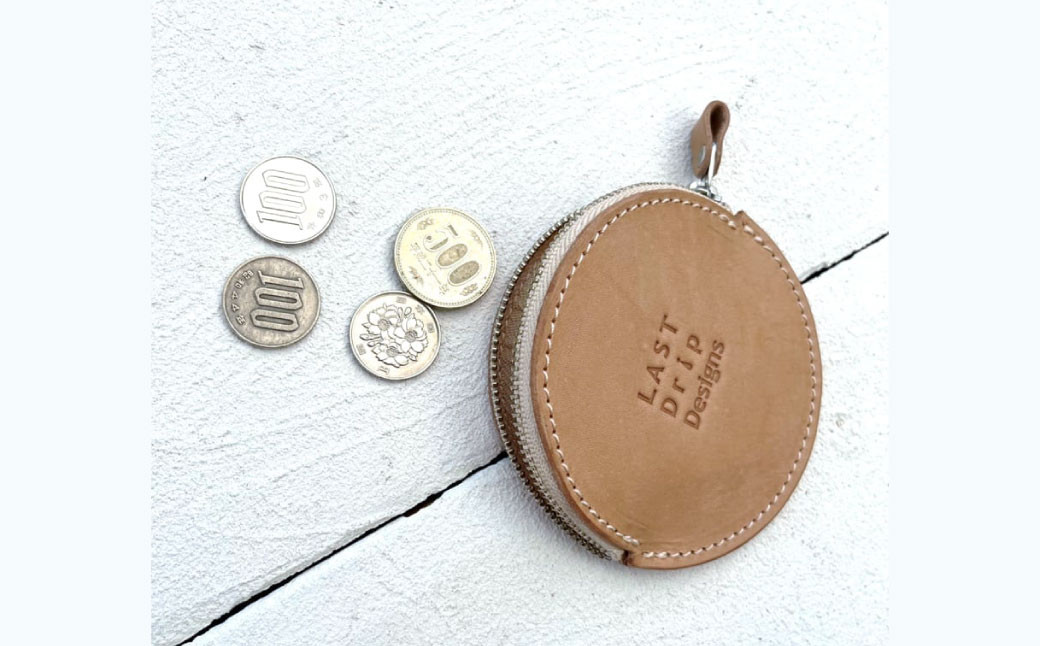 ラウンド ZIP 小銭入れ