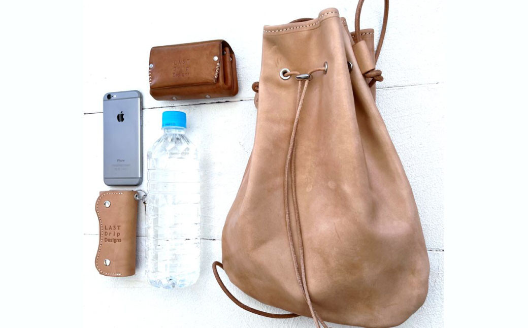 巾着 サコッシュ ショルダーバッグ (Lサイズ)