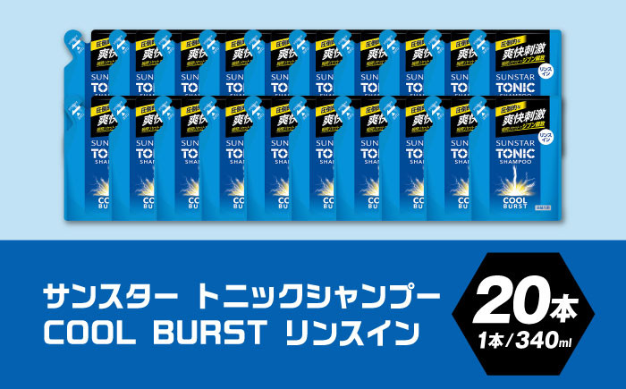シャンプー リンス トリートメント リンスイン リンスインシャンプー メンズ 男性 男性用 メントール サンスター 日用品