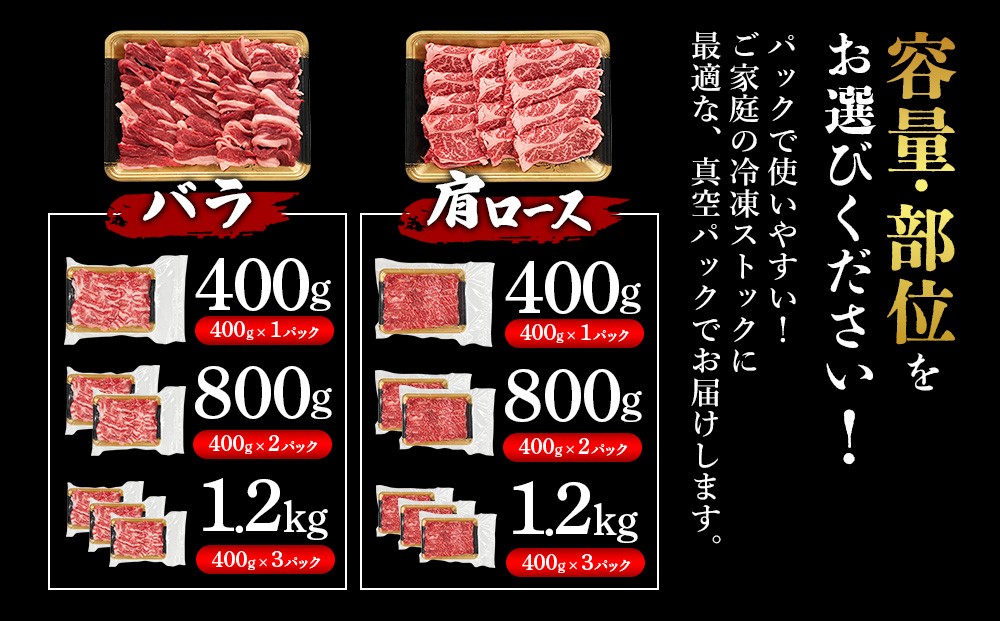 【部位/容量 選べる】赤身が美味しい宮崎県産黒牛