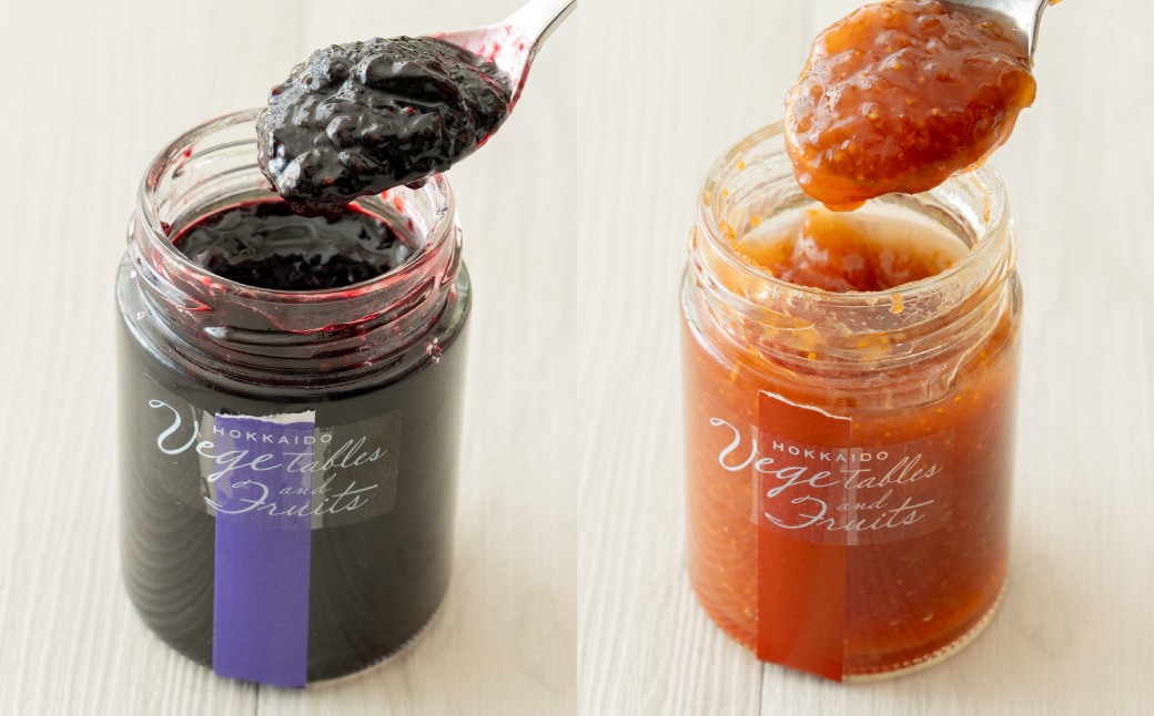 北海道 濃厚フルーツジャムセット(ハスカップ・いちご)