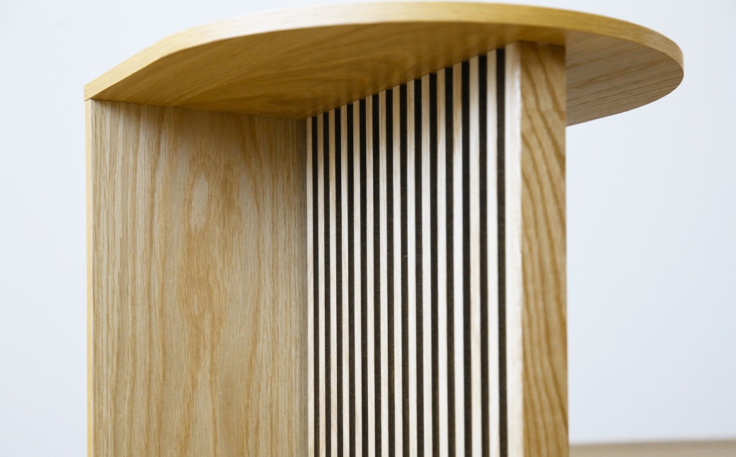 RIB SERIES リブシリーズ H50サイドテーブル オーク