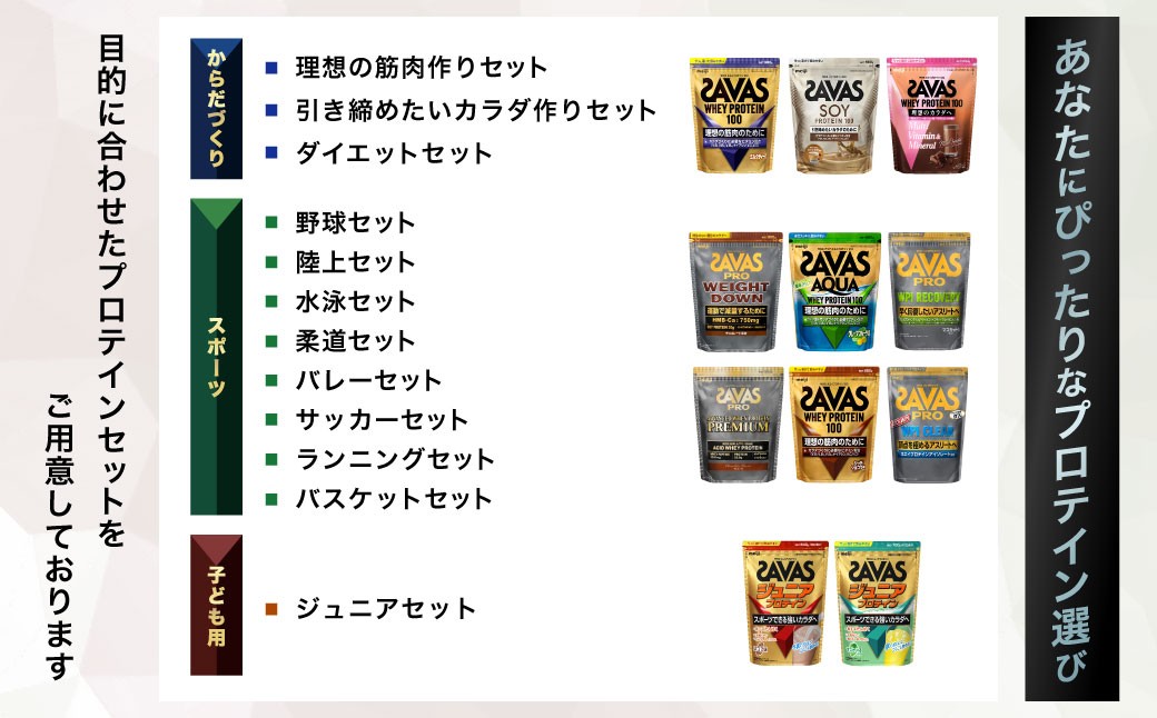 ザバス プロテイン バレーセット