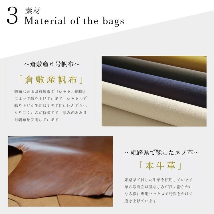 シン・2wayトートバッグ(カーキ×ブラウン)