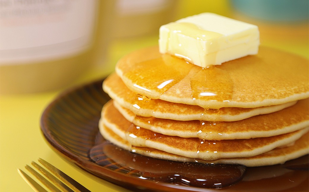 北海道蘭越産 米粉パンケーキ （2個入り） グルテンフリー 約225g×2個 （計約450g）