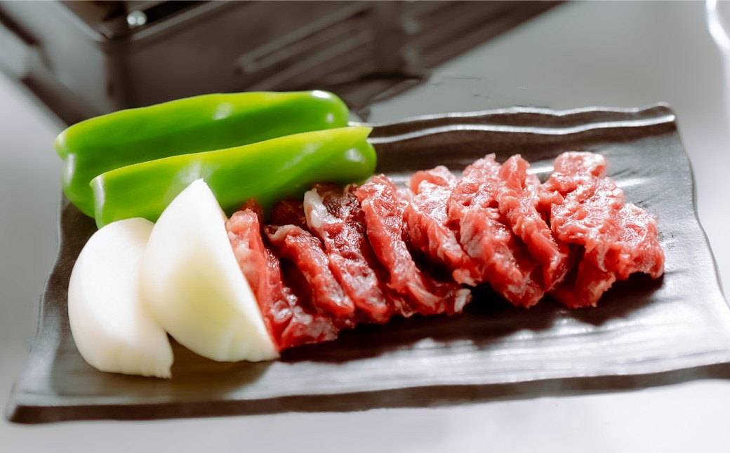 【桜屋】 馬肉 焼肉用 500g カット済