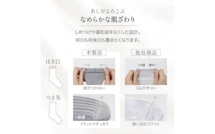 itofumi レディース ソックス 22-24cm