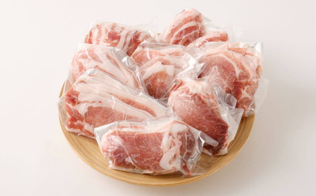 【2ヶ月定期便】 しゃぶしゃぶ･とんかつ食べ比べセット 大分県産豚肉【米の恵み】