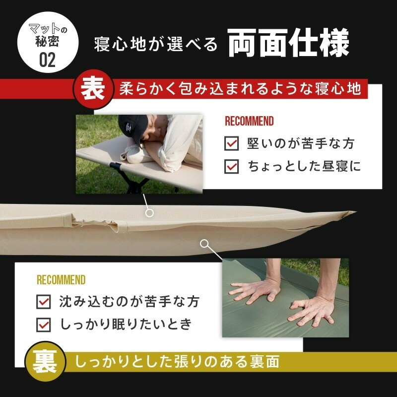 両面仕様のマット