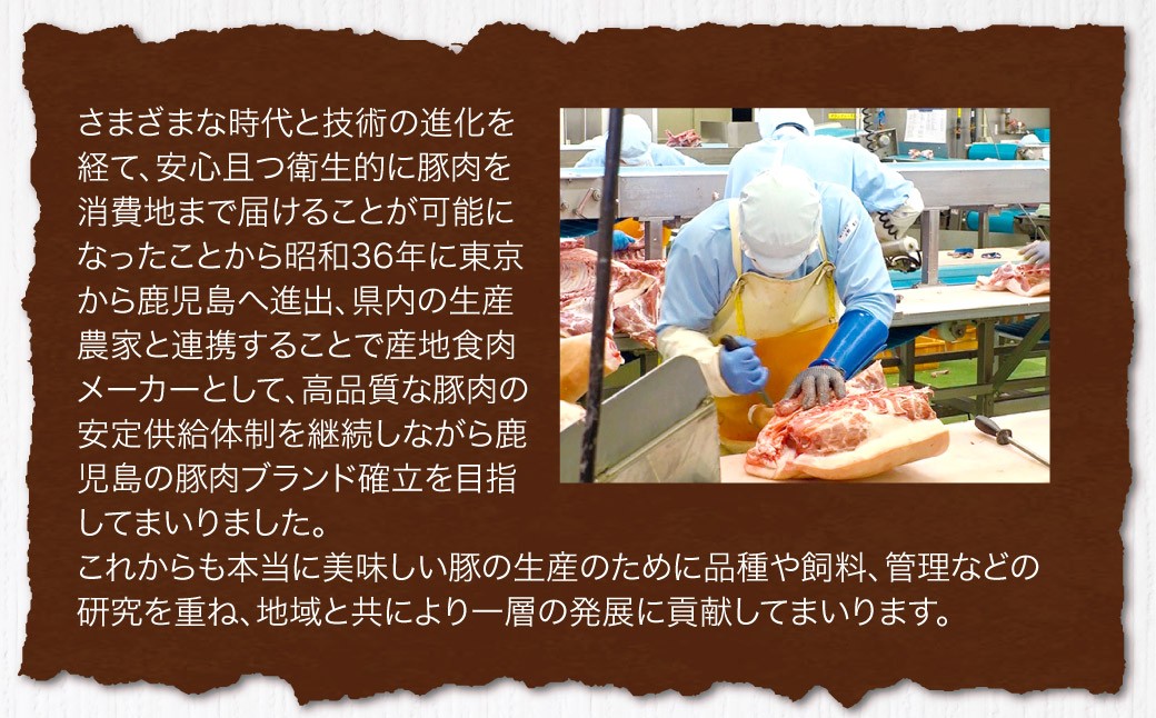 鹿児島県産 豚肉 ローススライス　合計2kg