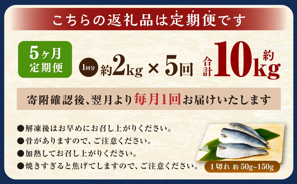 【5ヶ月定期便】【訳あり】国産 ふっくら 極み塩サバ 計約2kg