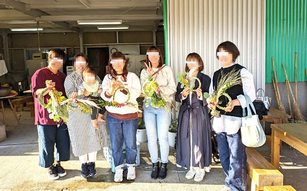 【体験期間10月20日～12月14日】熊本宇土で作られた香り高いハーブで作るオリジナルしめ縄づくり体験（ペア）