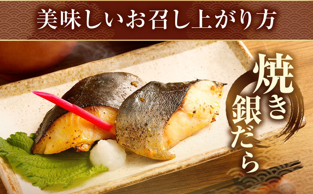 【4ヶ月定期便】西京漬け 極み銀だら 12枚セット