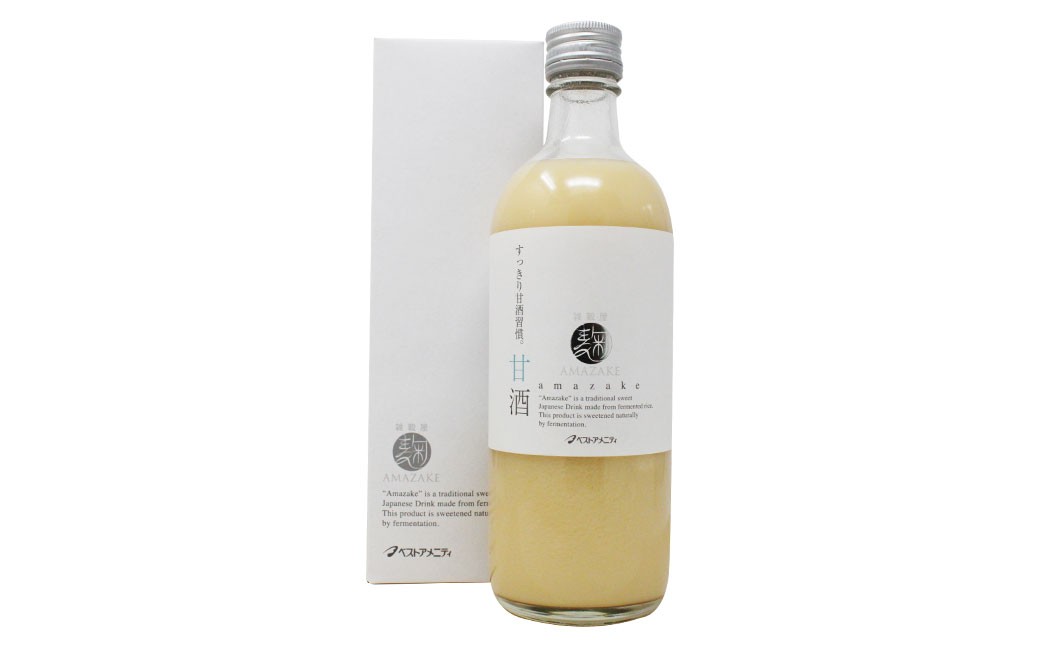 雑穀屋がつくった麹甘酒 1本 化粧箱入 525g