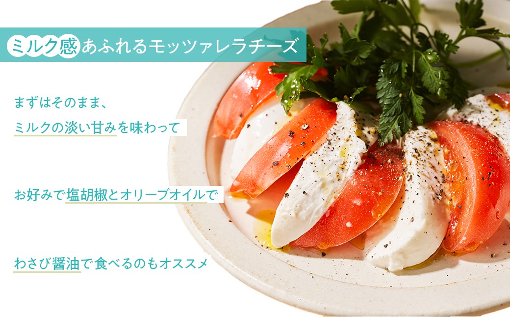 手作りモッツァレラチーズ　福島　南相馬市産