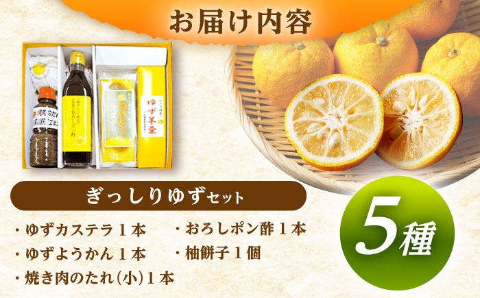 詰め合わせ 柚子 ゆず ポン酢 焼肉のたれ カステラ 調味料 和菓子 セット 贈答 ギフト おすすめ 人気 岐阜県 恵那市