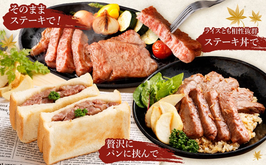 飛騨牛 A5等級 サーロイン ステーキ 約80g×3枚 (合計約240g)