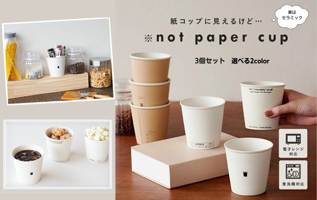 紙コップに見えるけど...