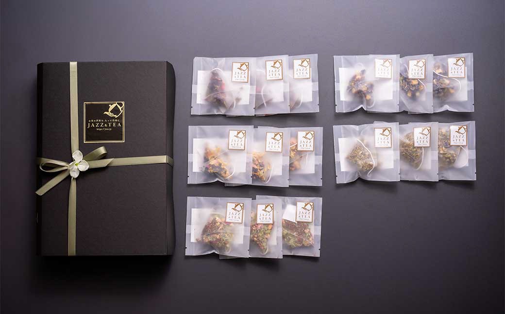  JAZZ & TEA（ジャズアンドティー ）ブレンドティー5種類詰め合わせ 15パック入り