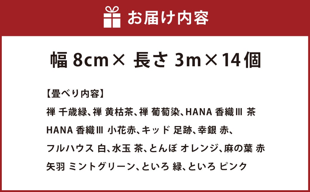 畳べりセット7 3ｍ×14個