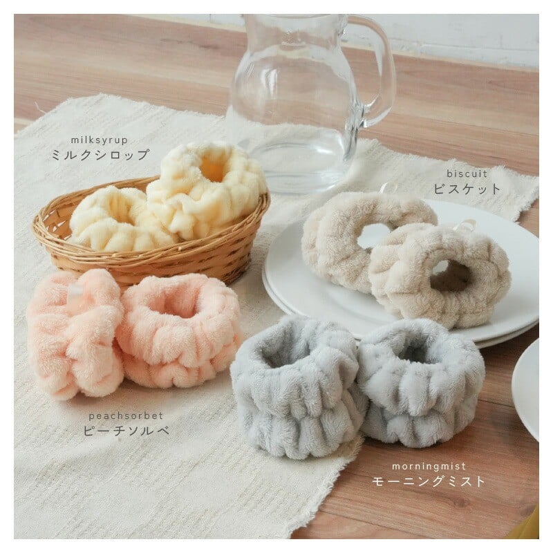 ミルクシロップ・ピーチソルベ・ビスケット・モーニングミスト