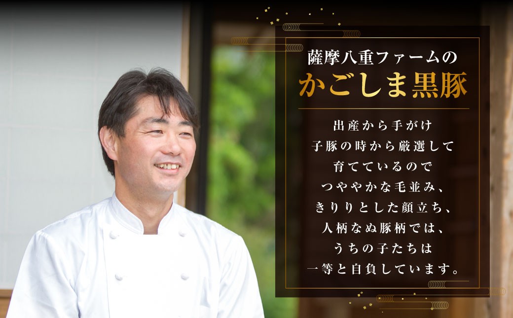 かごしま黒豚モモ肉スライス 500g×6回隔月定期便