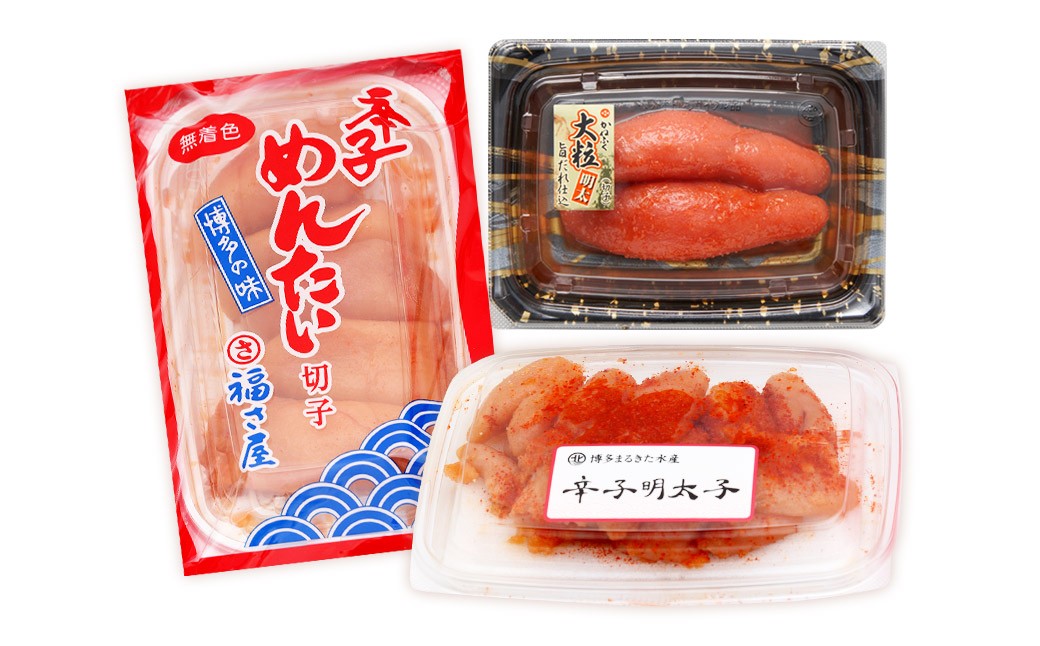 辛子明太子 博多三昧セット 大盛 計約1120g